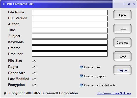 PDF Compress screen shot